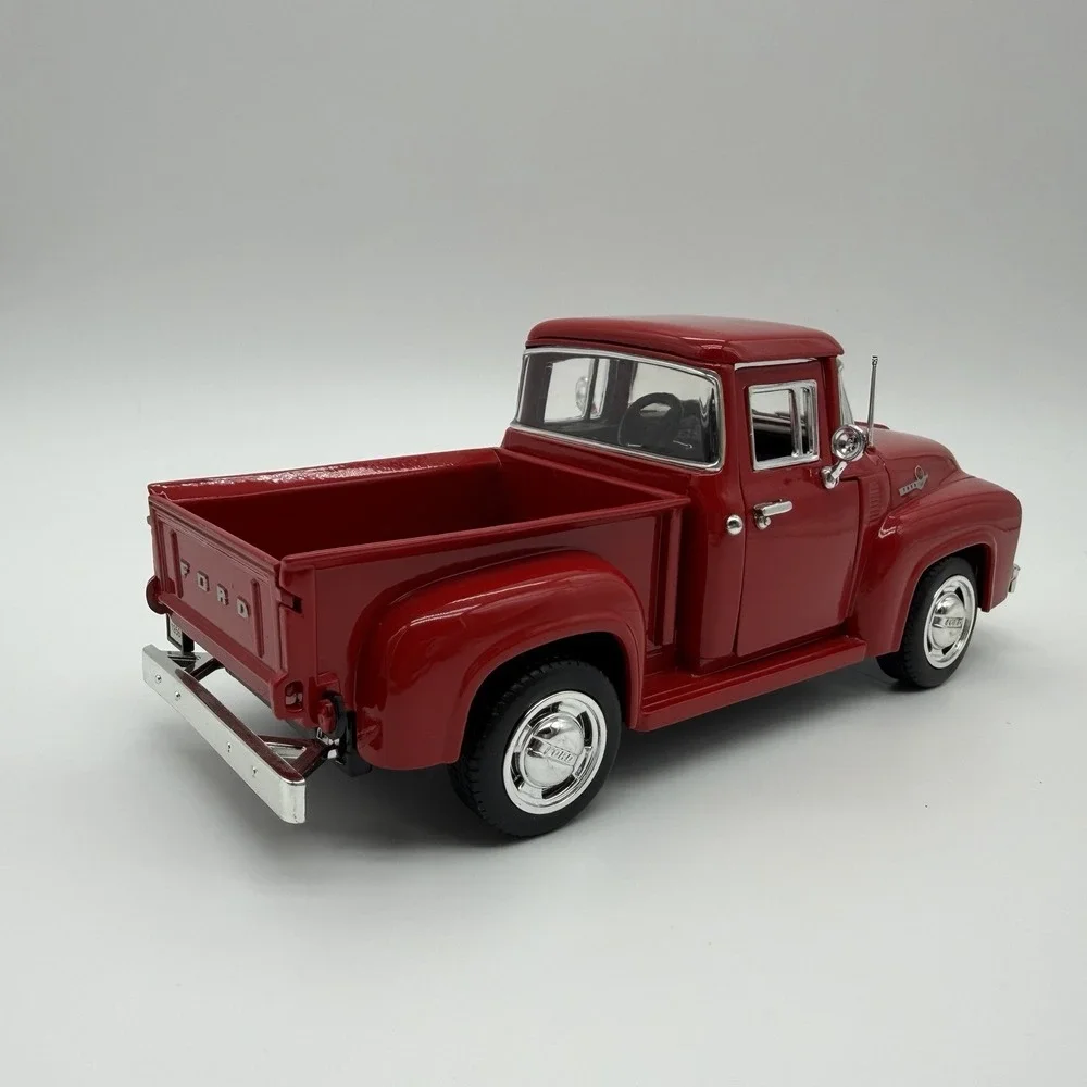 Red 1956 Ford F-100 Pickup Truck 1/24 Scale